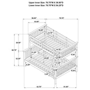 Chapman - Wood Bunk Bed - JaxCo Furniture