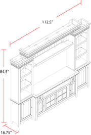 Tidewater - Console Entertainment Wall - JaxCo Furniture