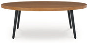 Horizon Hall - Two-tone Brown - Cocktail Table - JaxCo Furniture