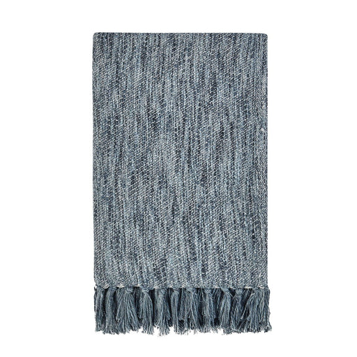 Throws - TC Sharma Throw - Denim Blue - JaxCo Furniture