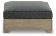 Citrine Park - Brown - Ottoman With Cushion - JaxCo Furniture