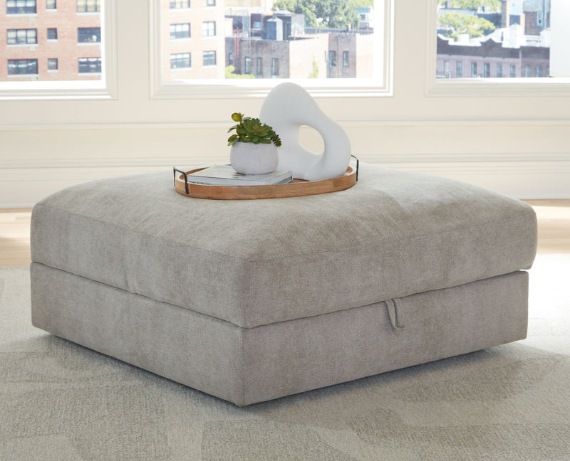 Aslan Court - Pebble - Ottoman With Storage - JaxCo Furniture