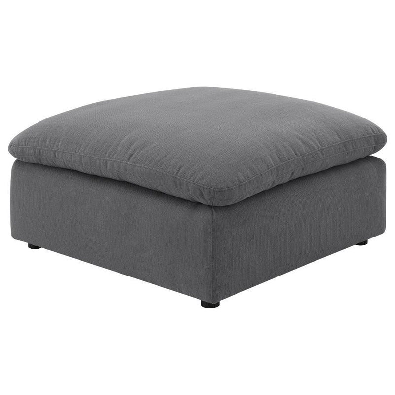 Hobson - Square Upholstered Ottoman - JaxCo Furniture