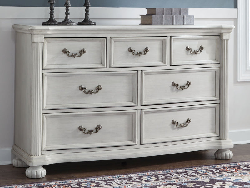 Montelaine - Antique White - Dresser - JaxCo Furniture