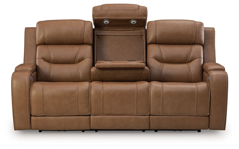 Knightington - Power Reclining Sofa With Audio Seating - JaxCo Furniture