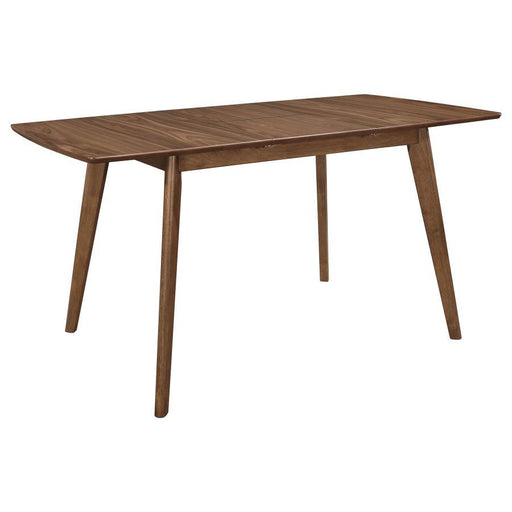 Alfredo - Extension Leaf Dining Table - Natural Walnut - JaxCo Furniture