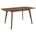 Alfredo - Extension Leaf Dining Table - Natural Walnut - JaxCo Furniture