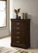 Louis Philippe - Five-drawer Chest - JaxCo Furniture