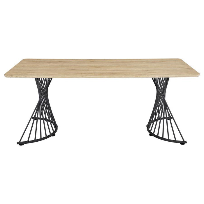 Altus - Composite Wood Dining Table - Natural Oak - JaxCo Furniture