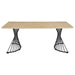 Altus - Composite Wood Dining Table - Natural Oak - JaxCo Furniture