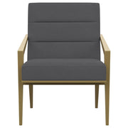 Kirra - Upholstered Metal Arm Accent Chair - JaxCo Furniture