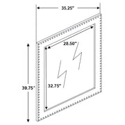Melody - Upholstered Dresser Mirror - JaxCo Furniture