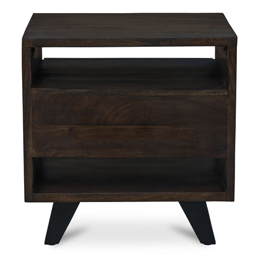 Madagascar - Accent Nightstand - Dark Brown - JaxCo Furniture