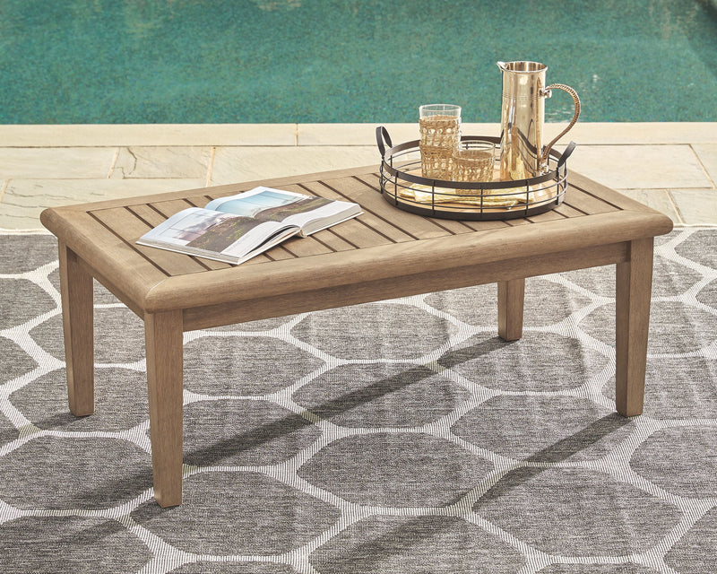 Gerianne - Brown - Rectangular Cocktail Table - JaxCo Furniture