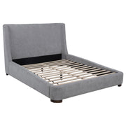 Rennes - Upholstered Wingback Platform Bed - JaxCo Furniture