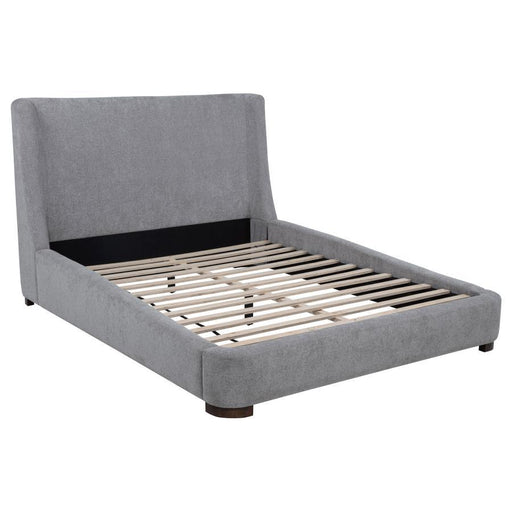 Rennes - Upholstered Wingback Platform Bed - JaxCo Furniture