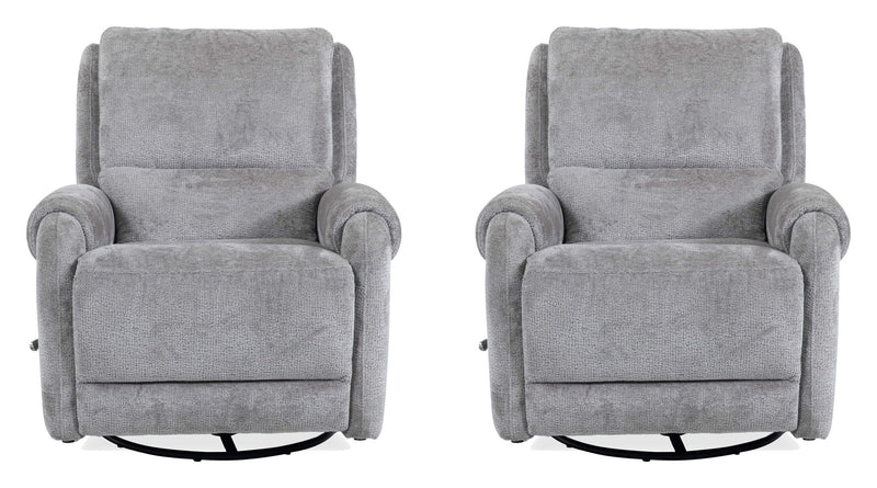 Gentry - Manual Swivel Glider Recliner - JaxCo Furniture