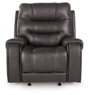 Femley - Smoke - Rocker Recliner - JaxCo Furniture