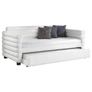 Patricia - Boucle Upholstered Day Bed With Trundle - JaxCo Furniture