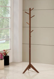 Devlin - 6 Hook Freestanding Wood Coat Rack Hat Hanger - JaxCo Furniture