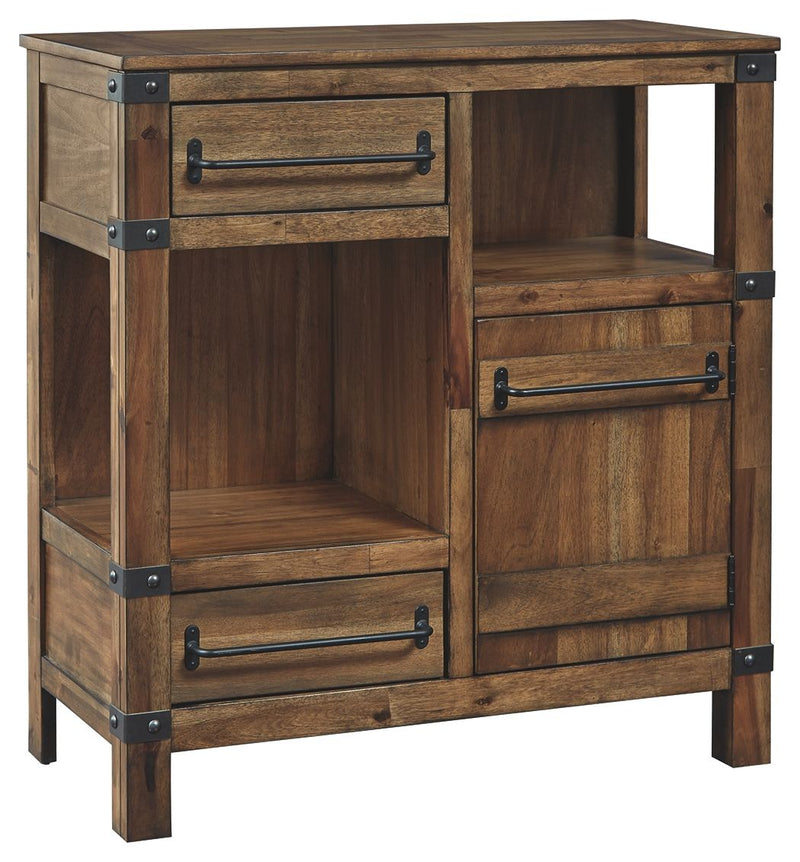 Roybeck - Light Brown / Bronze - Accent Cabinet - JaxCo Furniture