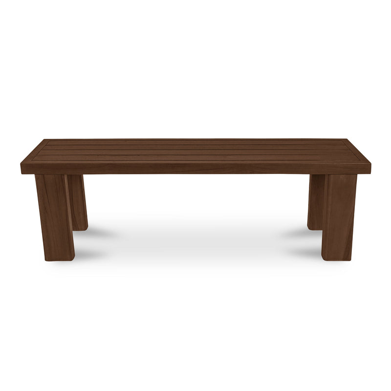 Marina - Ourdoor Dining Bench - Dark Brown - JaxCo Furniture