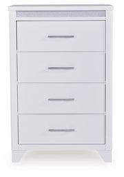Jarlee - White - Four Drawer Chest - JaxCo Furniture