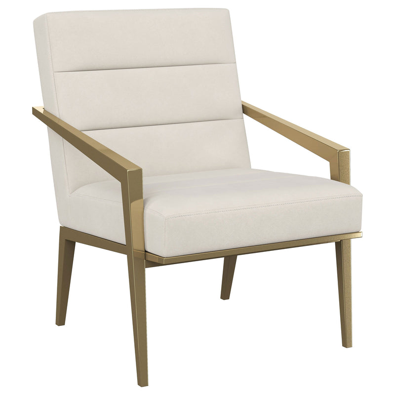 Kirra - Upholstered Metal Arm Accent Chair - JaxCo Furniture