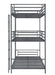 Maynard - Metal Twin Triple Bunk Bed - Gunmetal - JaxCo Furniture