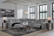 ModMax II - Salt And Pepper - Reclining Sectional - JaxCo Furniture