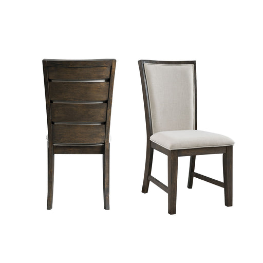 Grady - Slat Back Side Chair (Set of 2) - Dark Walnut - JaxCo Furniture