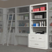 Catalina - Lateral File And Hutch - Cottage White - JaxCo Furniture