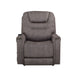 Brisbane - Power Lift Chair - Dark Gray - JaxCo Furniture