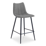 Alibi - Bar Stool (Set of 2) - Gray - JaxCo Furniture