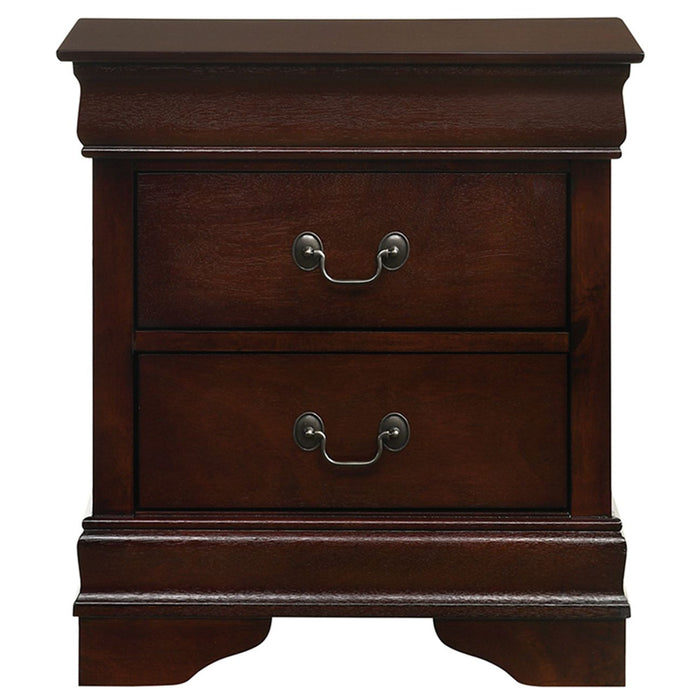 Louis Philippe - 2-Drawer Nightstand - JaxCo Furniture