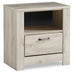 Bellaby - Whitewash - One Drawer Night Stand - JaxCo Furniture