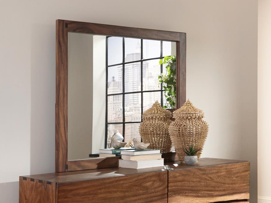 Winslow - Dresser Mirror - Smokey Walnut - JaxCo Furniture