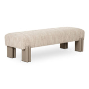 Priya - Bench - Off White - JaxCo Furniture