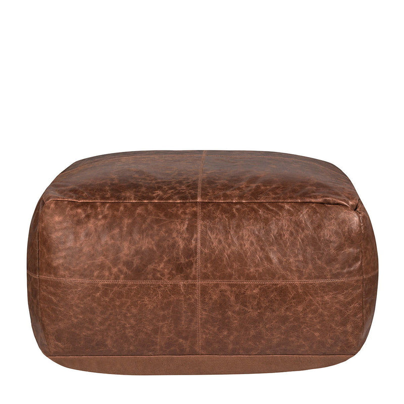 Poufs - Leather Pouf - JaxCo Furniture