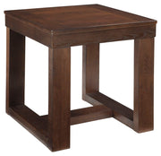 Watson - Dark Brown - Square End Table - JaxCo Furniture