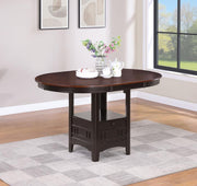 Lavon - Oval Extension Counter Dining Table - Light Chestnut - JaxCo Furniture