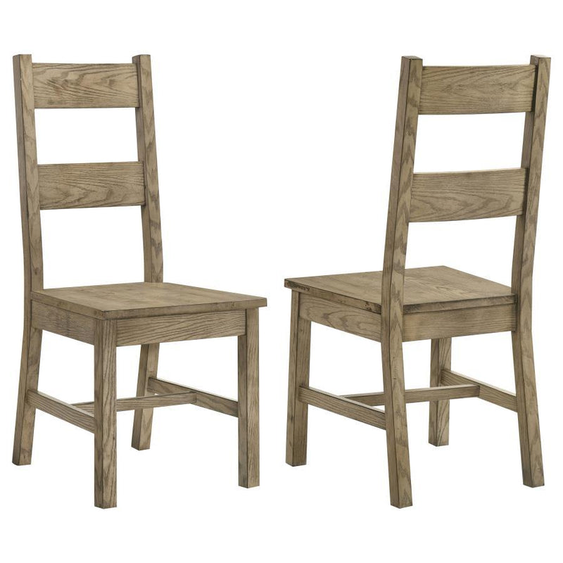 Cardova - Solid Wood Dining Side Chair (Set of 2) - Vineyard Oak - JaxCo Furniture
