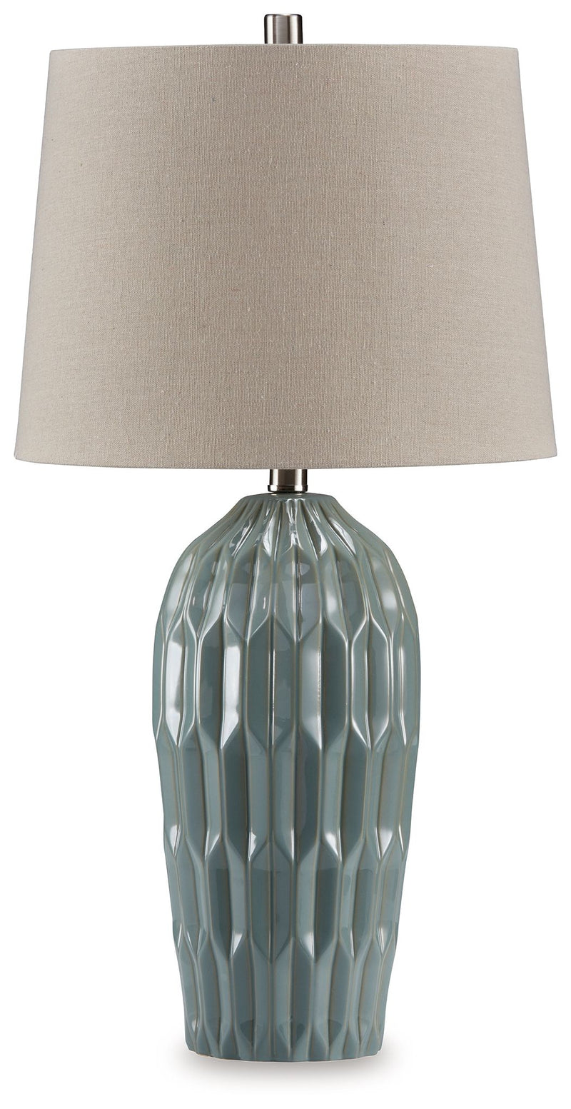 Hadbury - Ceramic Table Lamp (Set of 2) - JaxCo Furniture