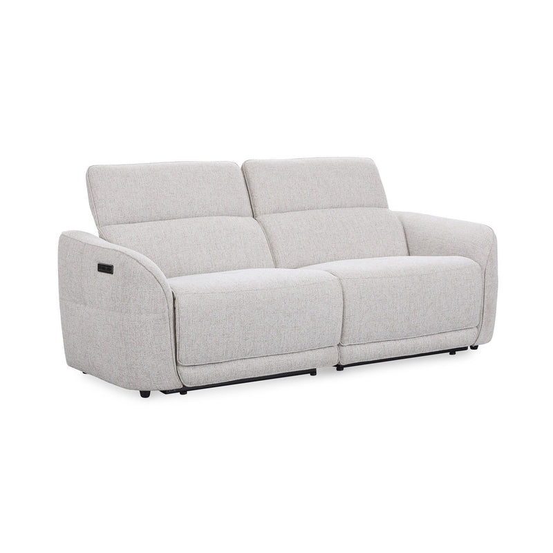 Ostend - Upholstered Power Recliner Sofa - Gray - JaxCo Furniture