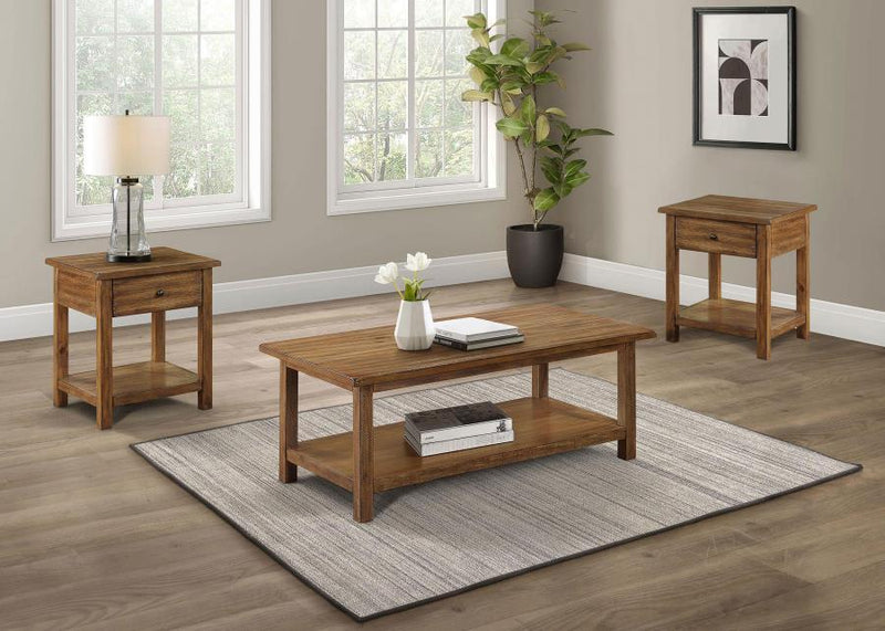 Payne - Coffee And 1-Drawer End Table Set - JaxCo Furniture