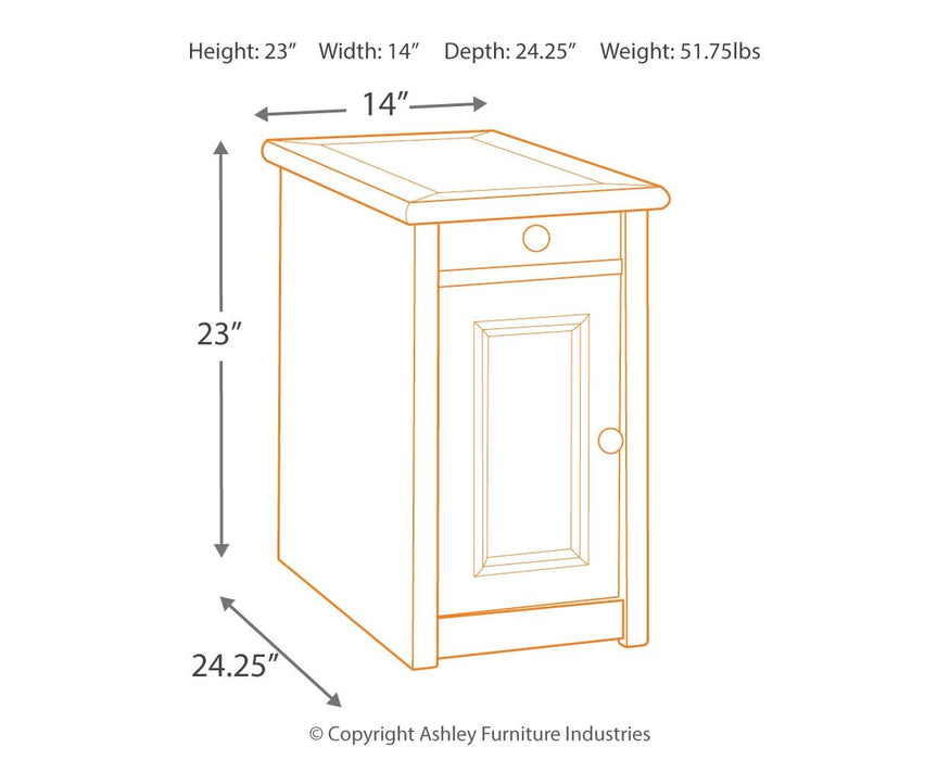 Bolanburg - Chair Side End Table - JaxCo Furniture