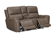 Hancock - Zero Gravity Power Reclining Console Loveseat P3 - JaxCo Furniture