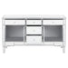 Duchess - 5-Drawer Mirrored Storage Accent Cabinet - Silver - JaxCo Furniture