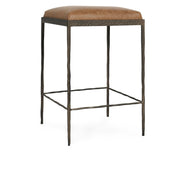 Bose - 26" Leather Counter Stool - JaxCo Furniture