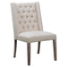 Bexley - Fabric Upholstered Dining Side Chair (Set of 2) - Beige - JaxCo Furniture